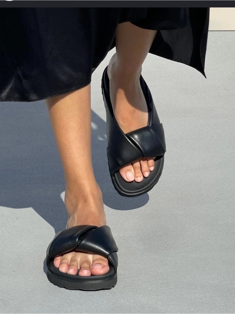 Neil j Rodger’s OBI sandals black